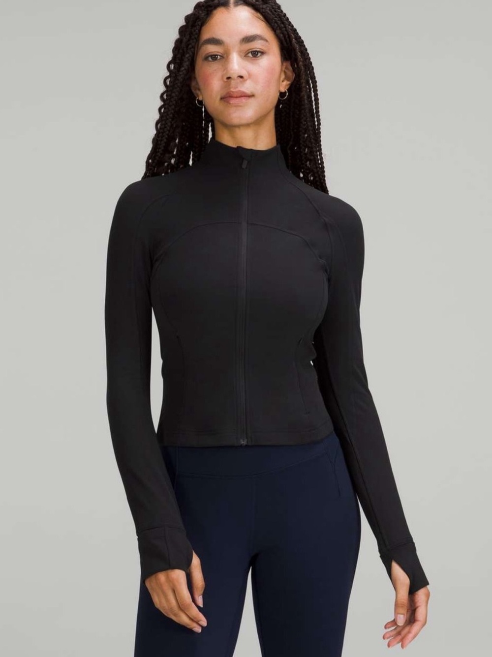 lululemon athletica Black Full-Zip Utility Jacket